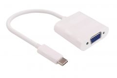 Microconnect USB3.1CVGAW Adaptador gráfico USB Blanco
