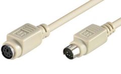 Goobay 50222 cable ps/2 2 m 6-p Mini-DIN Gris