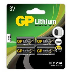 GP Batteries Lithium CR 123A Batería de un solo uso CR123A Lithium-Manganese Dioxide (LiMnO2)