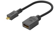 Microconnect HDM19F19MMC cambiador de género para cable HDMI Type D (Micro) HDMI Negro