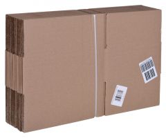 Caja con solapa, cartón dimensiones: 250x200x100 mm, 20 piezas