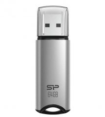 Silicon Power Marvel M02 unidad flash USB 64 GB USB tipo A 3.2 Gen 1 (3.1 Gen 1) Plata