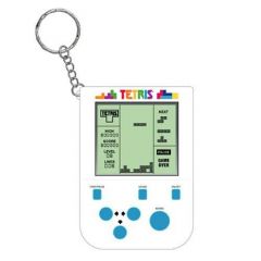 Tetris mini consola de juego con llavero mini retro