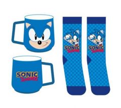 Sonic the hedgehog taza y calcetines set sonic