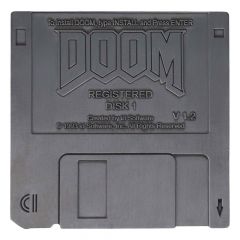 Doom eternal réplica floppy disc limited edition