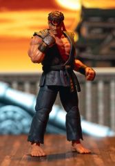 Ultra street fighter ii: the final challengers figura 1/12 evil ryu sdcc 2023 exclusive 15 cm