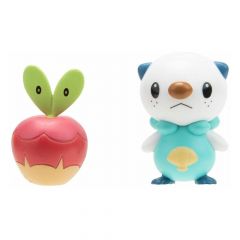 Pokémon pack de 2 figuras battle figure set applin, oshawott