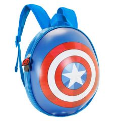 Marvel mochila eggy captain america shield cap