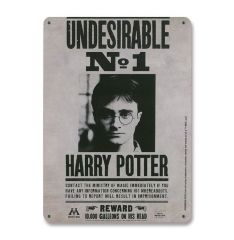 Harry potter placa de chapa undesirable no. 1 15 x 21 cm