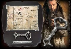 El hobbit réplica 1/1 llave con mapa de erebor deluxe