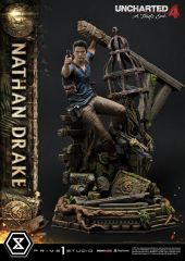 Uncharted 4: a thief's end estatua ultimate premium masterline 1/4 nathan drake 69 cm