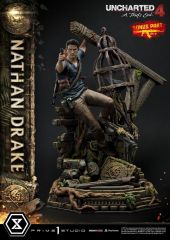 Uncharted 4: a thief's end estatua ultimate premium masterline 1/4 nathan drake deluxe bonus version 69 cm