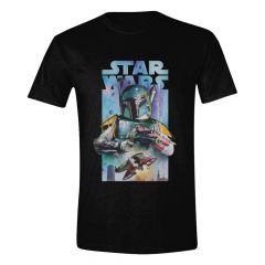 Star wars camiseta boba fett poster talla m