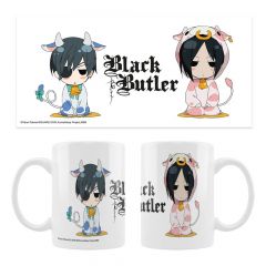 Black butler taza cerámica cow costumes