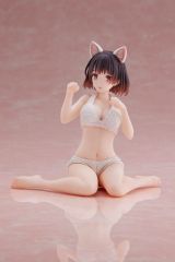 Saekano: how to raise a boring girlfriend estatua pvc megumi kato cat roomwear ver.