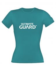 Ultimate guard camiseta chica wordmark gasolina azul talla s