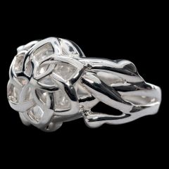 El señor de los anillos anillo nenya de galadriel (plata de ley) talla 9.75