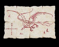 Hobbit imán dragon map