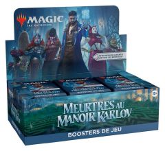 Magic the gathering meurtres au manoir karlov caja de sobres de juego (36) francés