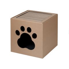 Carton+ pets netti - rascador para gatos - 35,5 x 35,5 cm