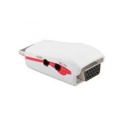 Adaptador Convertidor Señal HDMI a VGA Con Audio Estéreo Yatek YK-201C, apto para PC,DVD, PS4 etc