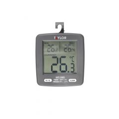 Taylor Pro – Termómetro Digital de Cocina para Congelador con Indicador de Temperatura Mínima y Máxima, Ahorro Energético, Plástico, 7,5 x 8 cm