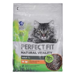 Perfect fit adult natural vitality chicken with turkey - comida seca para gatos - 2.4 kg