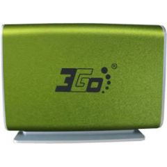 3GO HDD25L caja para disco duro externo Verde 2.5"