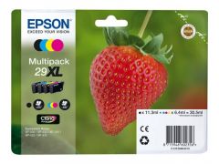 Epson Strawberry 29XL CMYK cartucho de tinta 1 pieza(s) Original Alto rendimiento (XL) Negro, Cian, Magenta, Amarillo