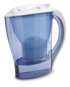 JATA JH01 filtro de agua Filtro de agua para jarra 2,5 L Azul, Transparente, Blanco