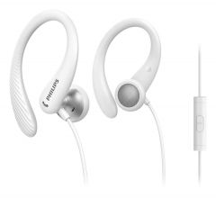 Philips TAA1105WT/00 auricular y casco Auriculares Alámbrico gancho de oreja, Dentro de oído Deportes Blanco