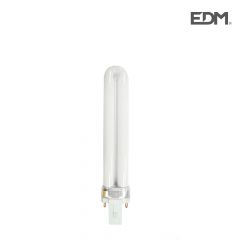 Bombilla fluorescente pl 9w luz actinica 16,5cm (recambio para 06032)  edm
