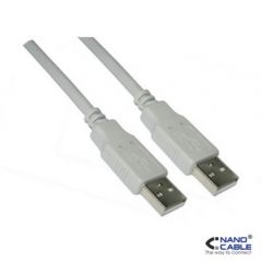 Nanocable CABLE USB 2.0, TIPO A/M-A/M, 2.0 M