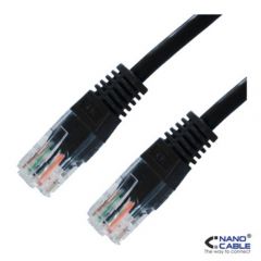 Nanocable 10.20.0101-BK cable de red Negro 1 m Cat5e U/UTP (UTP)