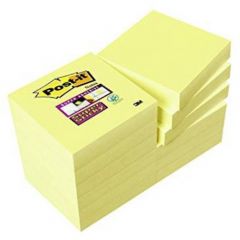 Post-it blocs notas 622  super sticky notas sin encelofado 47,6 x 47,6 12 -pack 12-