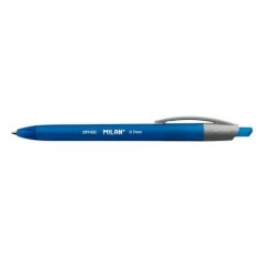 Milan bolí­grafo dry-gel azul. con tinta de gel de secado rápido. punta 0,7 mm. bote de 25 unidades.