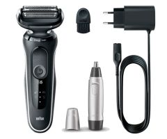 Braun shaver series 5 51-w1000s / afeitadora + recortadora ear&nose