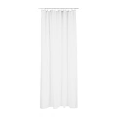 Cortina de baño - polyester - blanca  - 180x200cm
