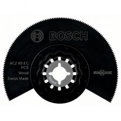 Bosch Professional 1x Hoja de sierra segmentada HCS ACZ 85 EC Wood (para madera blanda, 85 mm, accesorios Multiherramienta)