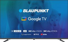 Tv 55" blaupunkt 55ubg6000s 4k ultra hd led, googletv, dolby atmos, wifi 2,4-5ghz, bt, negro