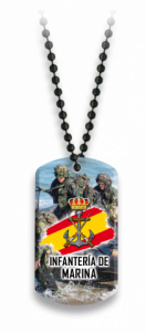Placa Con Cadena De Bolas Infanteria De