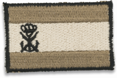 Bandera bordada España Gris Con Logo Infantería de Marina 09765
