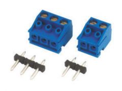 Regleta de conexión componible para circuito impreso 3 Terminales 5 mm Electro DH 10.876/3
