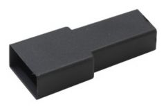 Pack de 100 uds Funda terminal poliamida faston 6.35 mm Electro DH Color Negro 10.906/6/N 8430552100996