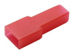 Pack de 100 uds Funda terminal poliamida faston 6.35 mm Electro DH Color Rojo 10.906/6/R 8430552067848