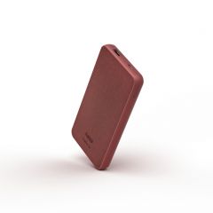 Hama Fabric 10 Polímero de litio 10000 mAh Rojo