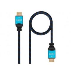 Nanocable Cable HDMI V2.0 4K@60GHz 18 Gbps A/M-A/M, negro, 2.0 m.