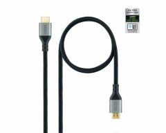 Nanocable Cable HDMI 2.1 Certificado ULTRA HIGH SPEED A/M-A/M, Negro, 1 m