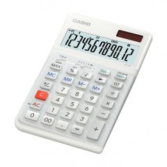 Casio JE-12E-WE calculadora Escritorio Calculadora básica Blanco
