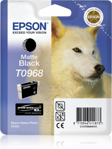 Epson Husky Cartucho T0968 negro mate